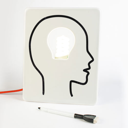 Draw Lamp with human head