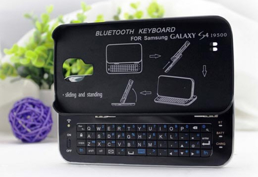 Bluetooth Sliding Keyboard for Galaxy S4 – make like a text master and ditch your clumsy touchscreen keyboard