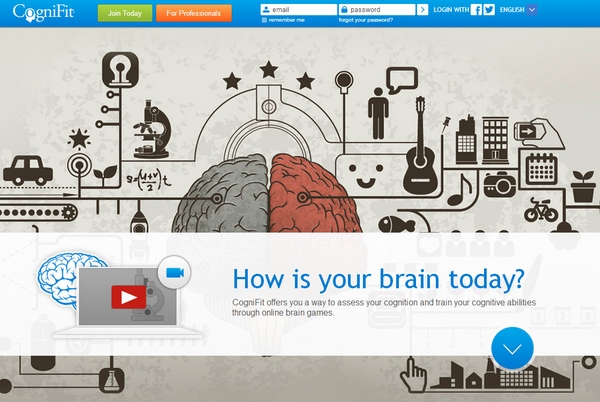CogniFit – train your brain by playing online games
