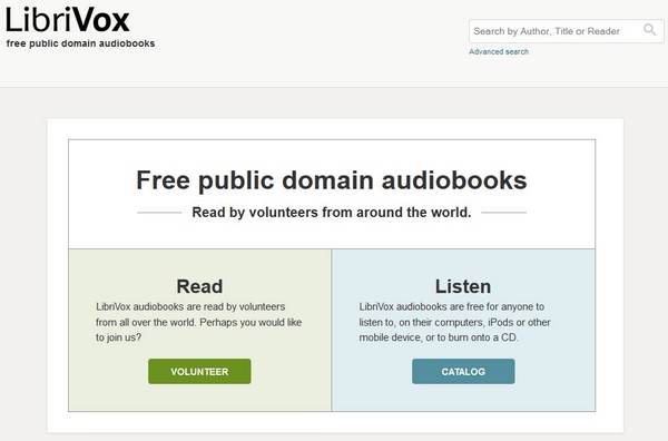 LibriVox – free public domain audio books gets a makeover