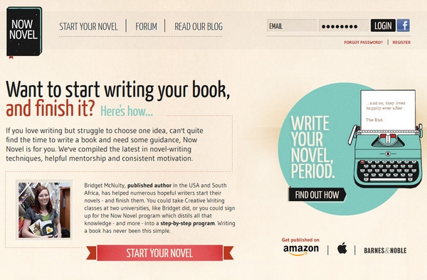 Now Novel – step by step online program promises to help you write your novel and get rich