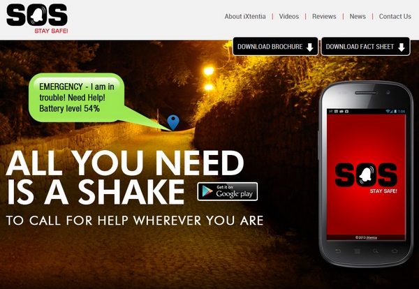 SOS Stay Safe – the smartphone app which could save your life with a simple shake