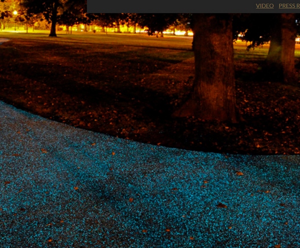 StarPath – cool new spray-on glow surface is pretty, but probably won’t replace streetlights just yet