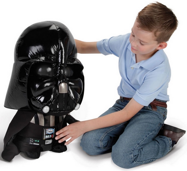 Talking Plush Darth Vader – finds your lack of faith disturbing…