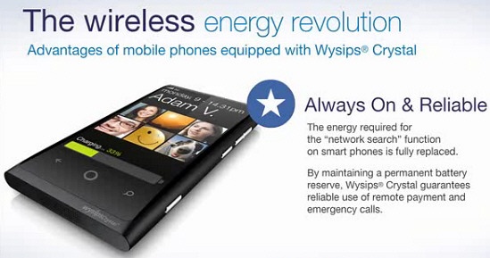 Wysips Crystal – infinite standby technology could make phone chargers a thing of the past