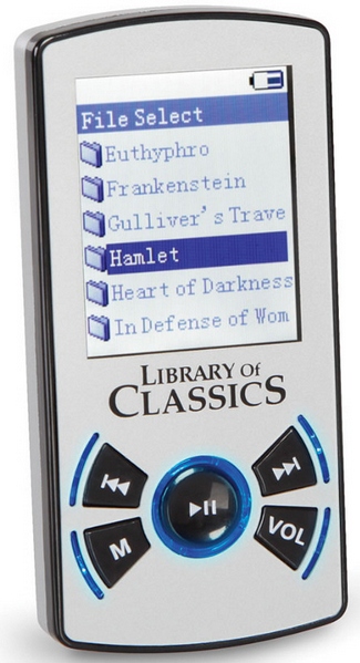 100 Book Digital Audio Library – carry around the classics wherever you go