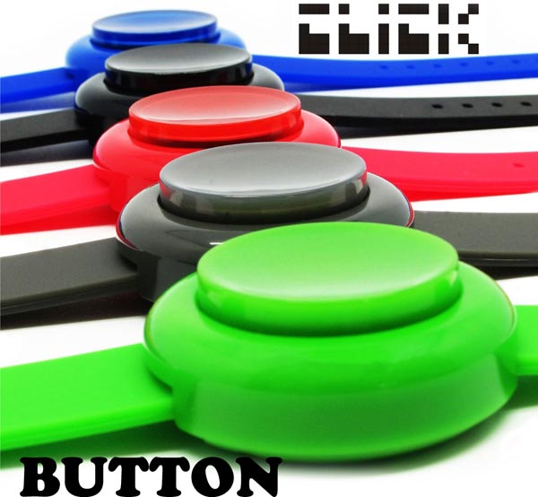 Click Arcade Button Watch – Like playing a retro video game whenever you check the time