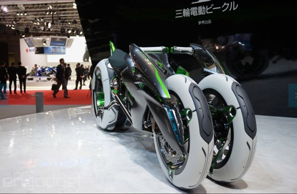 Kawasaki J Vehicle – Tron’s ride breaks out of the Grid and into real life
