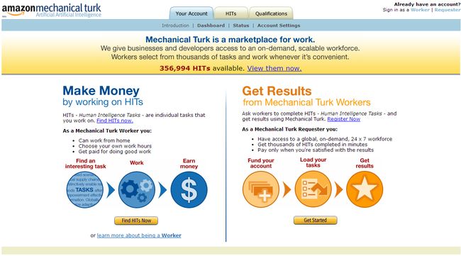 MTurk.com - Make Money With Amazon Scalable Workforce Program
