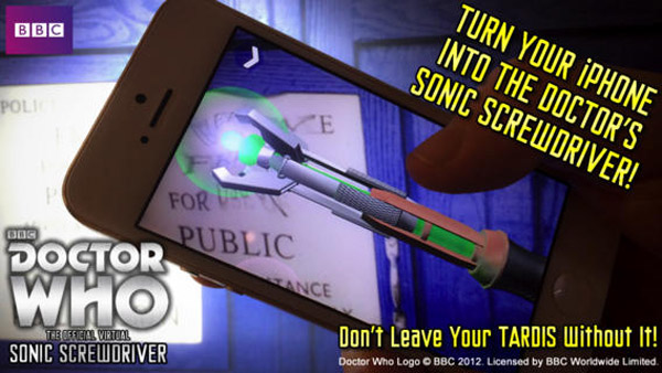 Official Doctor Who Virtual Sonic Screwdriver iPhone App – arm yourself like a Time Lord