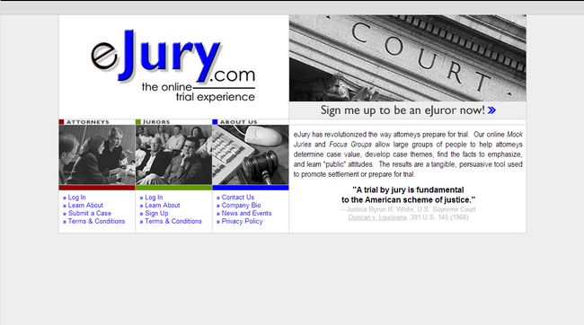 eJury.com - Get Paid For Being A Virtual Jury Member