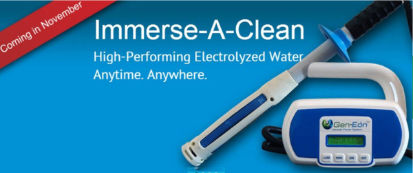 Immerse-A-Clean wand cleans without toxic chemicals
