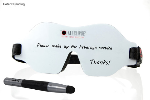 Whiteboard Sleep Mask – because your sleep is more important than anything
