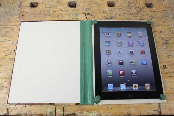 How to make an iPad cover from an old book – transform your tablet into a classic reader