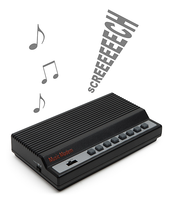 Music Modem – The sweet old-school sounds of jumping on the Internet