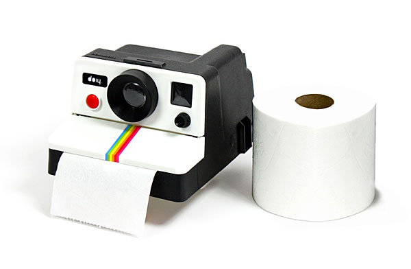 Polaroll Toilet Paper Holder – A camera for less-than-photographic moments