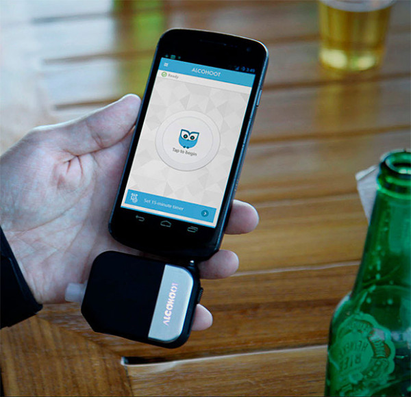 Alcohoot – transforms your smartphone into a police-grade breathalyzer