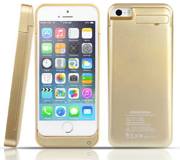 Gold Power Jacket for iPhone 5 – bling bling, bells will ring