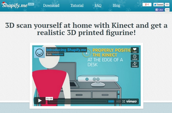 Shapify – create your own 3D mini-me figure with your PC