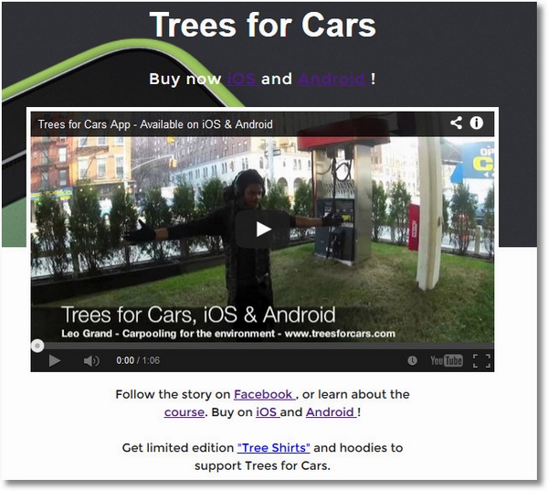 Trees For Cars – homeless man taught to code releases first smartphone app after just 4 months