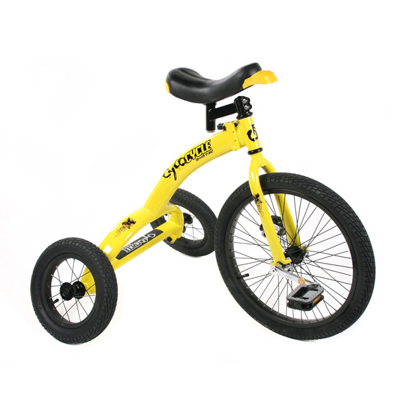 CycoCycle – Is it a unicycle with training wheels or a tricycle without handlebars?