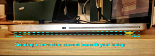 DIY Convection Currents Help Laptop Keep Its Cool 4