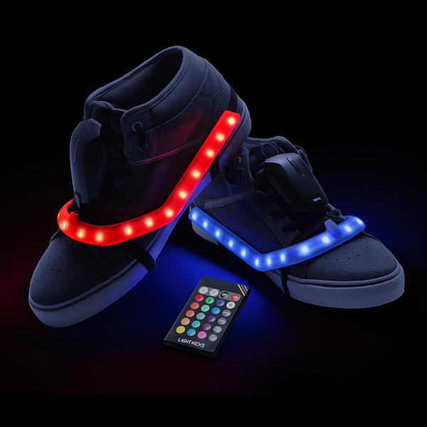 Light Kicks LED Shoe Light System – Your feet are so bright you gotta wear shades