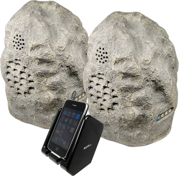 Rock 2 Cables Unlimited Wireless Speakers – Rock out with the outside rocks
