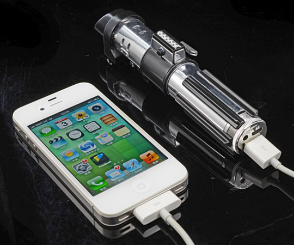 Star Wars Darth Vader Lightsaber Battery Charger – charge up your mobile devices…no force necessary