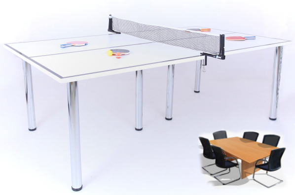 Office Fitness Table Tennis Meeting Table – because all work and no play…right?