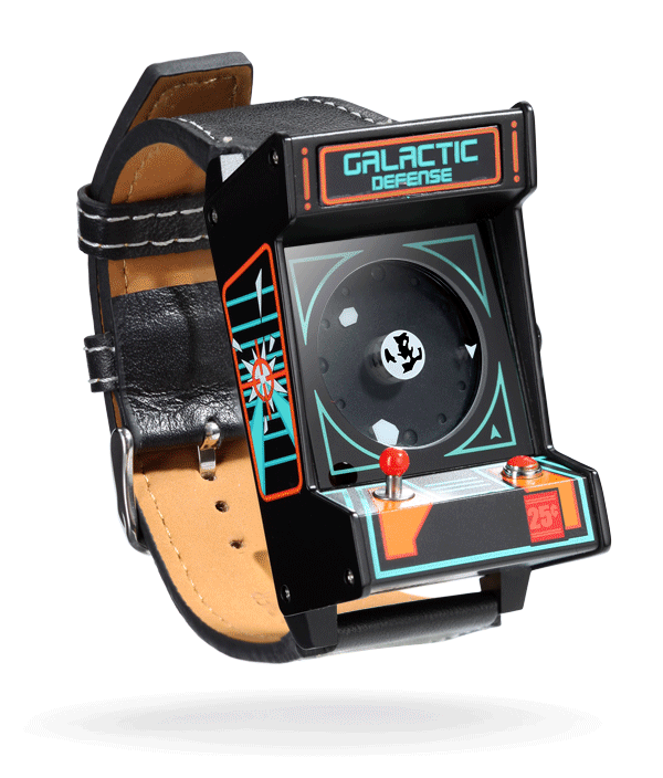 Classic Arcade Wristwatch – Blasting away the time with retro style