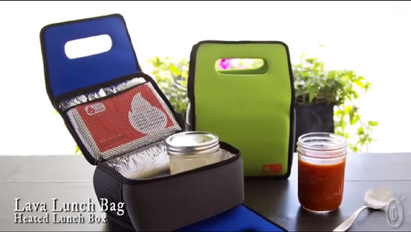 Lava Lunch Heated Lunch Box – It’s sort of but not really like a portable volcano.