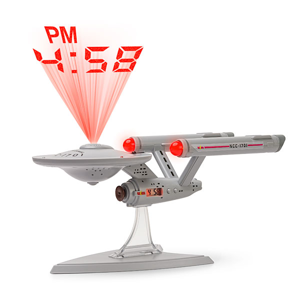 Star Trek Enterprise Projection Alarm Clock – Beam me the time, Scotty.