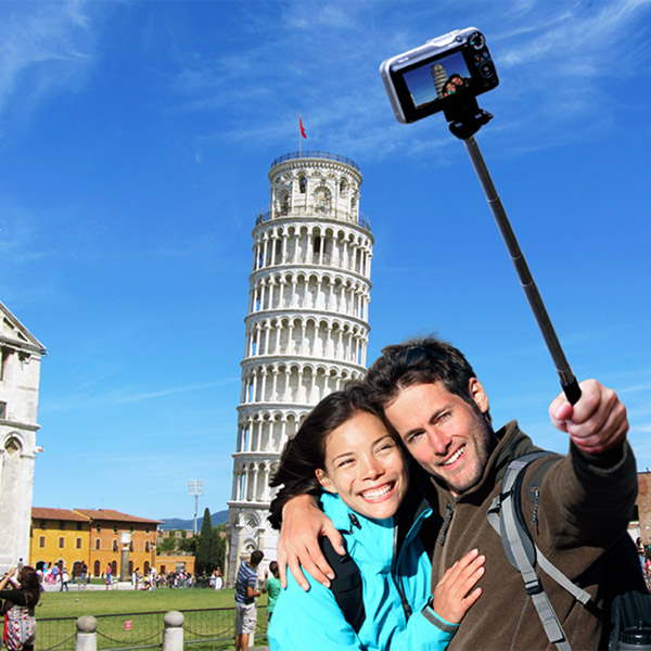 Telescoping Selfie Arm – Put some distance between the phone and your face.