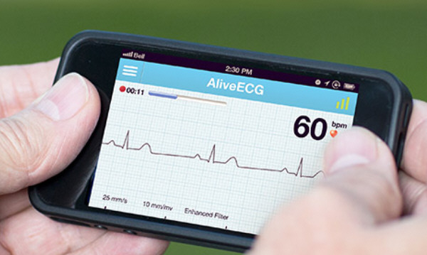 AliveCor – turn your phone into a pro grade heart monitor and ah ah ah ah…staying alive…