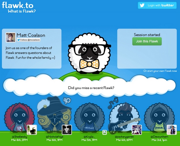 Flawk – this Twitter integrated instant Q & A chat service is going to be huge