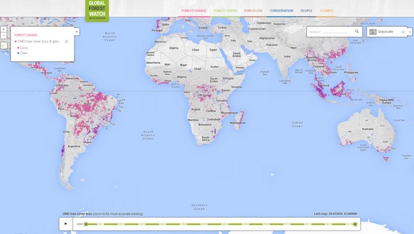 Global Forest Watch – keeping track of our dwindling flora and fauna one pixel at a time