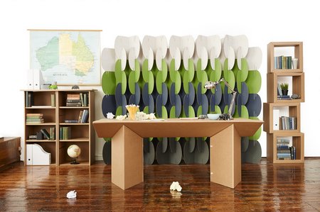 Stylish and sturdy furniture made of cardboard