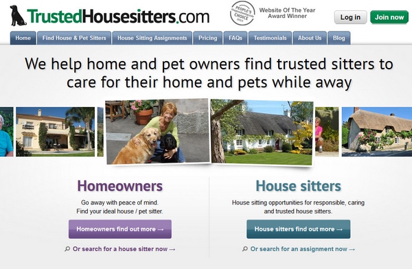 Trusted Housesitters – got a pet? Need care during vacations? Try this service.