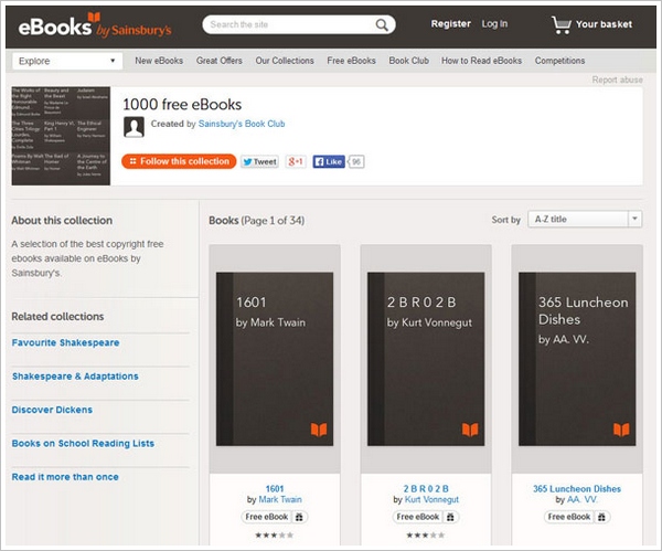 1000 Free E-Books – available for free download [Freeware]