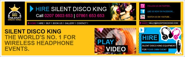 Silent Disco King – hire your own silent disco and partaaay….