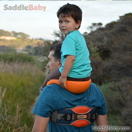 Saddlebaby Shoulder Carrier – because your kid deserves the throne