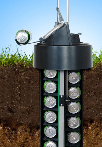 eCool Underground Beer Cooler – for those who like their cans cold