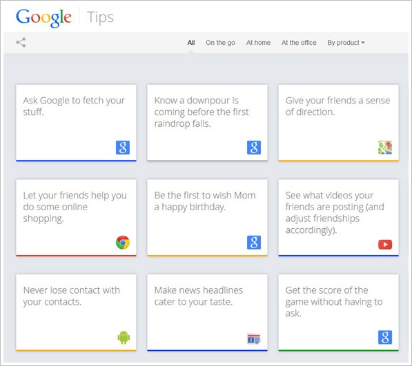 Google Tips – a really cool way to learn all the top tricks to get the most out of Google services
