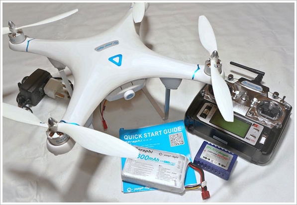 Seraphi Quadcopter – Phantom clone offers 28 mins of flying time per charge