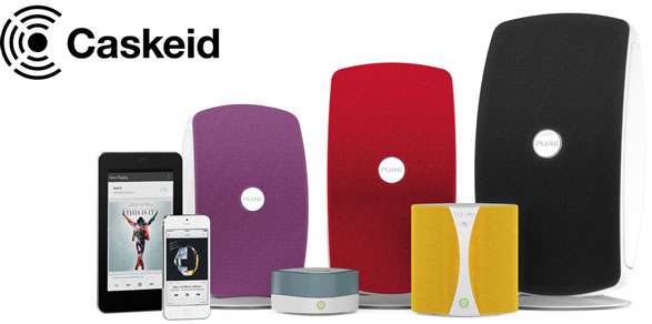 Bluetooth Caskeid – Pure’s cool new tech lets you stream music to every room in perfect sync