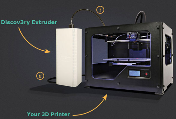 Discov3ry: game changing add-on for 3D printing lets you print with anything from Nutella to Latex