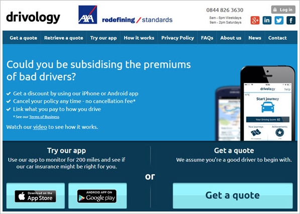 Drivology – big brother wants to reduce your car insurance premiums…are you game for a bit of Orwell in your life?