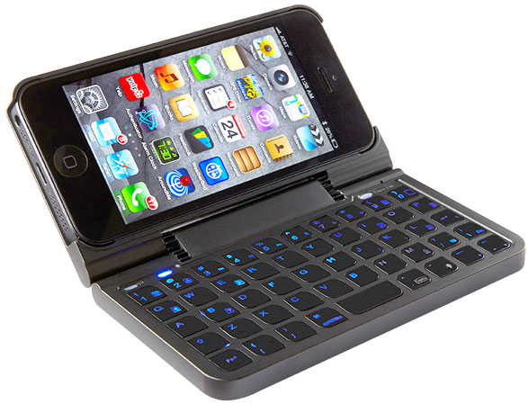 iPhone 5 Keyboard Case – Bluetooth QWERTY case makes your typing fast and fancy
