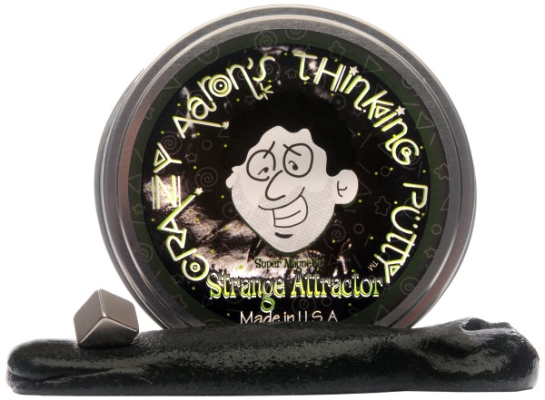 Crazy Aaron’s Thinking Putty – magnets plus putty becomes strangely attractive